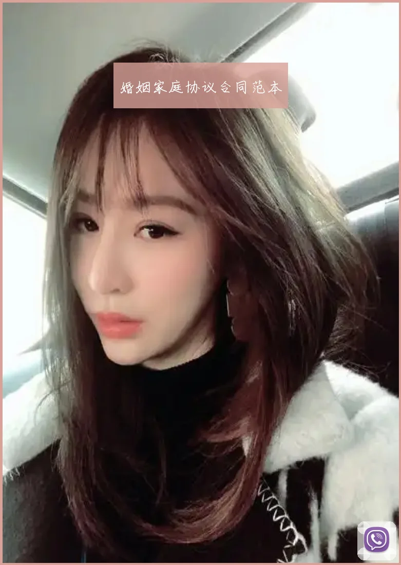婚姻家庭协议合同范本