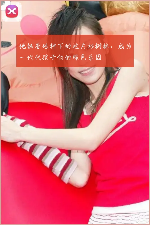他执着地种下的这片杉树林,成为一代代孩子们的绿色乐园